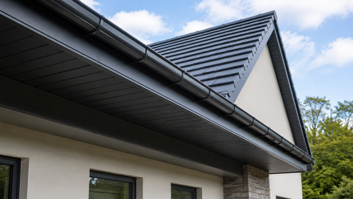 How to Install Soffits and Fascia UK: A Professional Roofline Planning Guide 4 How to install soffits and fascia UK roofline overview with fascia soffits guttering and eaves detail