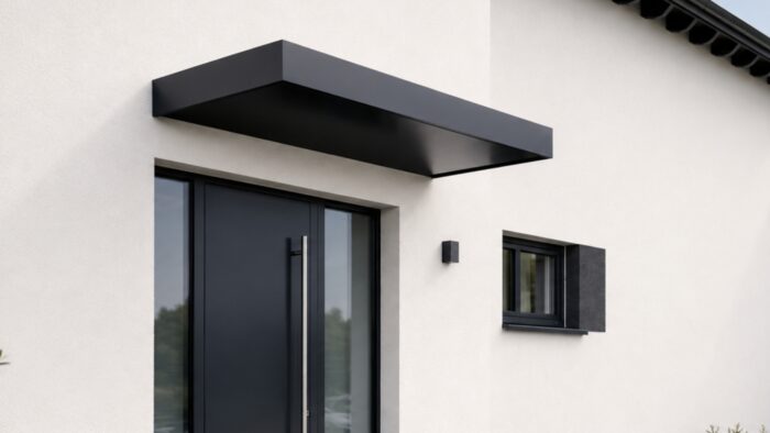 Door Canopy UK: What to Check Before You Buy 4 Door Canopy UK stylish exterior shelter installed above a residential front door for a refined look.