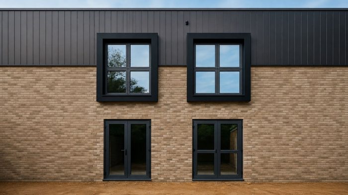 Choosing the Right Aluminium Profile for a Better Window Detail 4 Window aluminium profile around a modern UK home window with clean architectural detailing