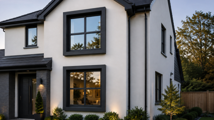 Window Frames: What UK Buyers Should Check Before Choosing 6 Architectural close-up of window frames with a sleek modern finish.