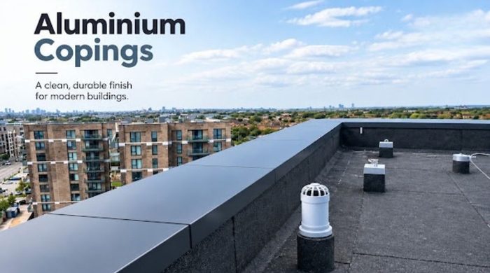 Metals Aluminium: Properties, Benefits and Uses in Modern Construction 4 Metals Aluminium copings providing durable roof edge protection and weather resistant finishing for buildings