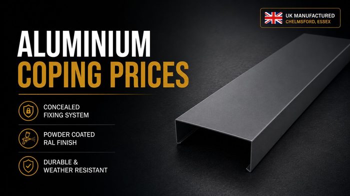 Aluminium Copings Guide: Durable Parapet Wall Protection UK 6 Aluminium copings installation detail showing a parapet wall coping system designed for effective rainwater protection and long-term external performance.