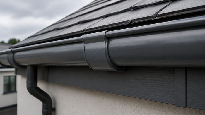 Gutter Union: A Complete Guide to Connecting Aluminium Rainwater Systems 6 Gutter union connecting aluminium gutter sections for a reliable UK rainwater system with secure joint fitting and smooth water drainage.