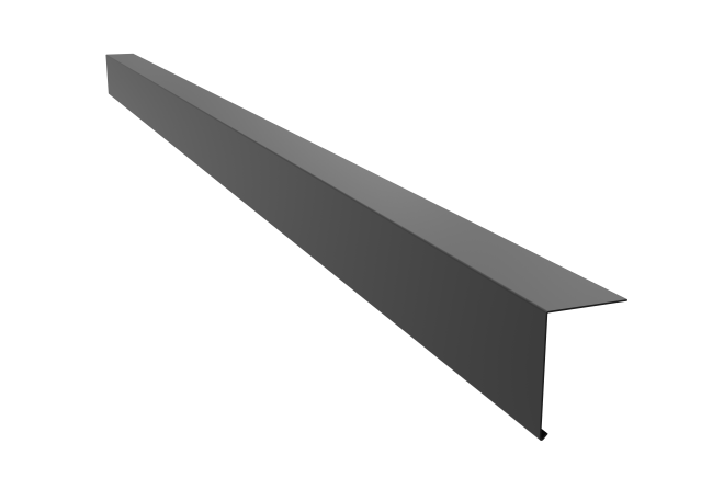 Aluminium Roof Edge Drip Trim - 3m Length