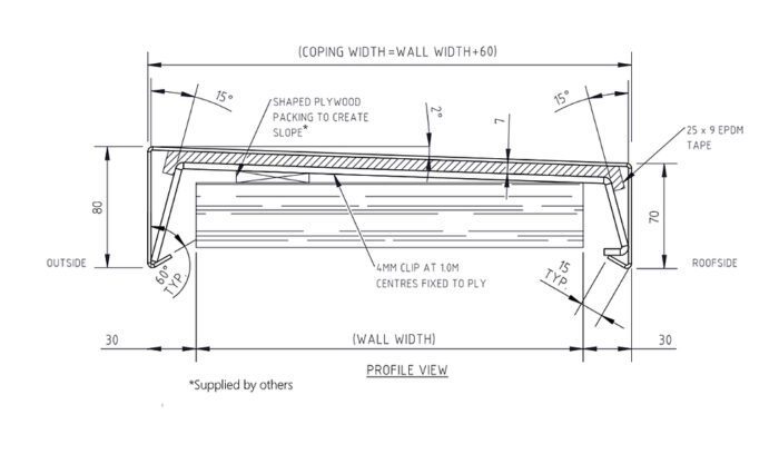 Installing Aluminium Coping Prepare Steps