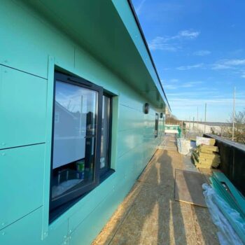 Aluminium Flat Face Fixed Panel in Canterbury 4