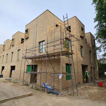 Aluminium Window Surround Installation at Ebbisham Drive