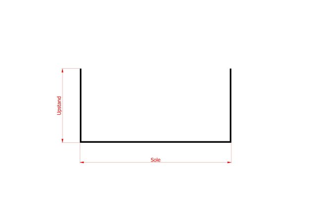 Aluminium Box Gutter - 3m Length - Image 2