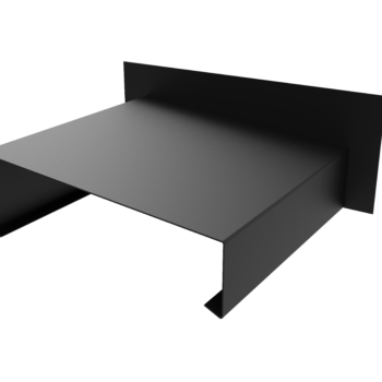 Aluminium Sloped Coping - Stopend Upstand (Left Handed)