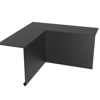 Aluminium Roof Edge Drip Trim - 90° Internal Corner