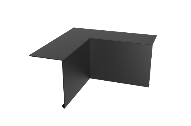 Aluminium Roof Edge Drip Trim - 90° Internal Corner