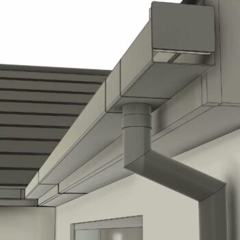 Aluminium Box gutter