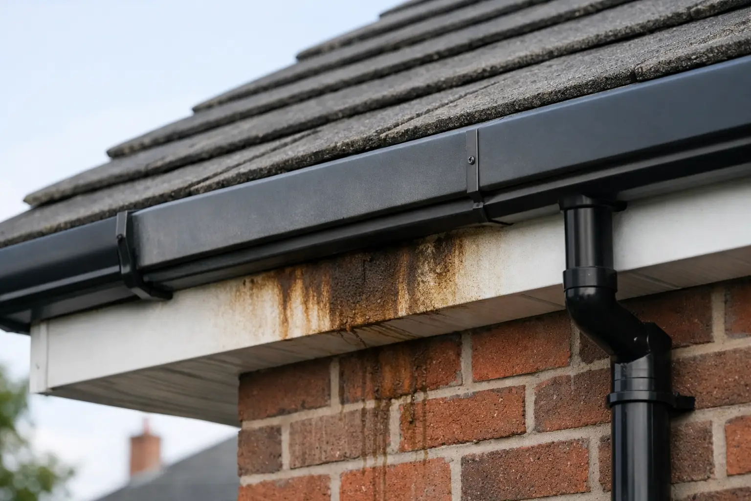 What Causes Flashing Stains Around a Roofline?