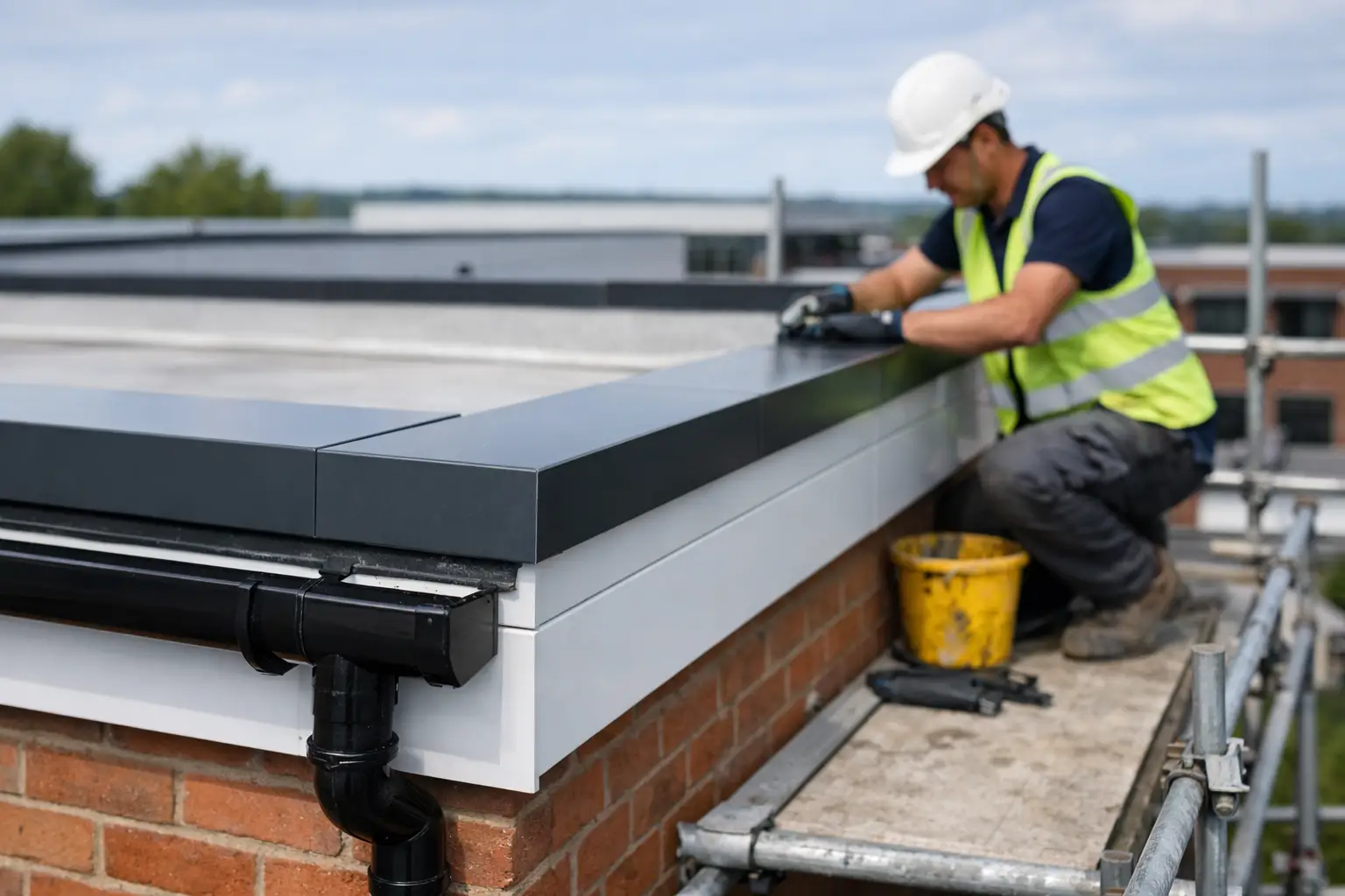 Commercial Parapet Refurbishment Example