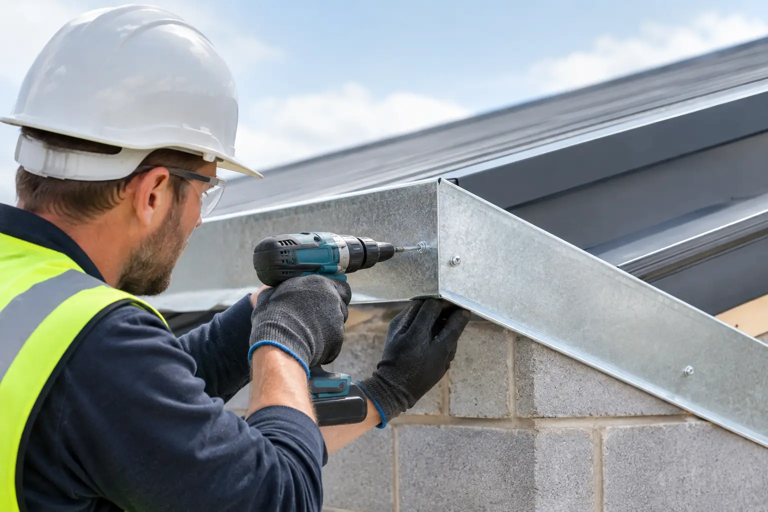 How to Fit Galvanised Angles for Building Work