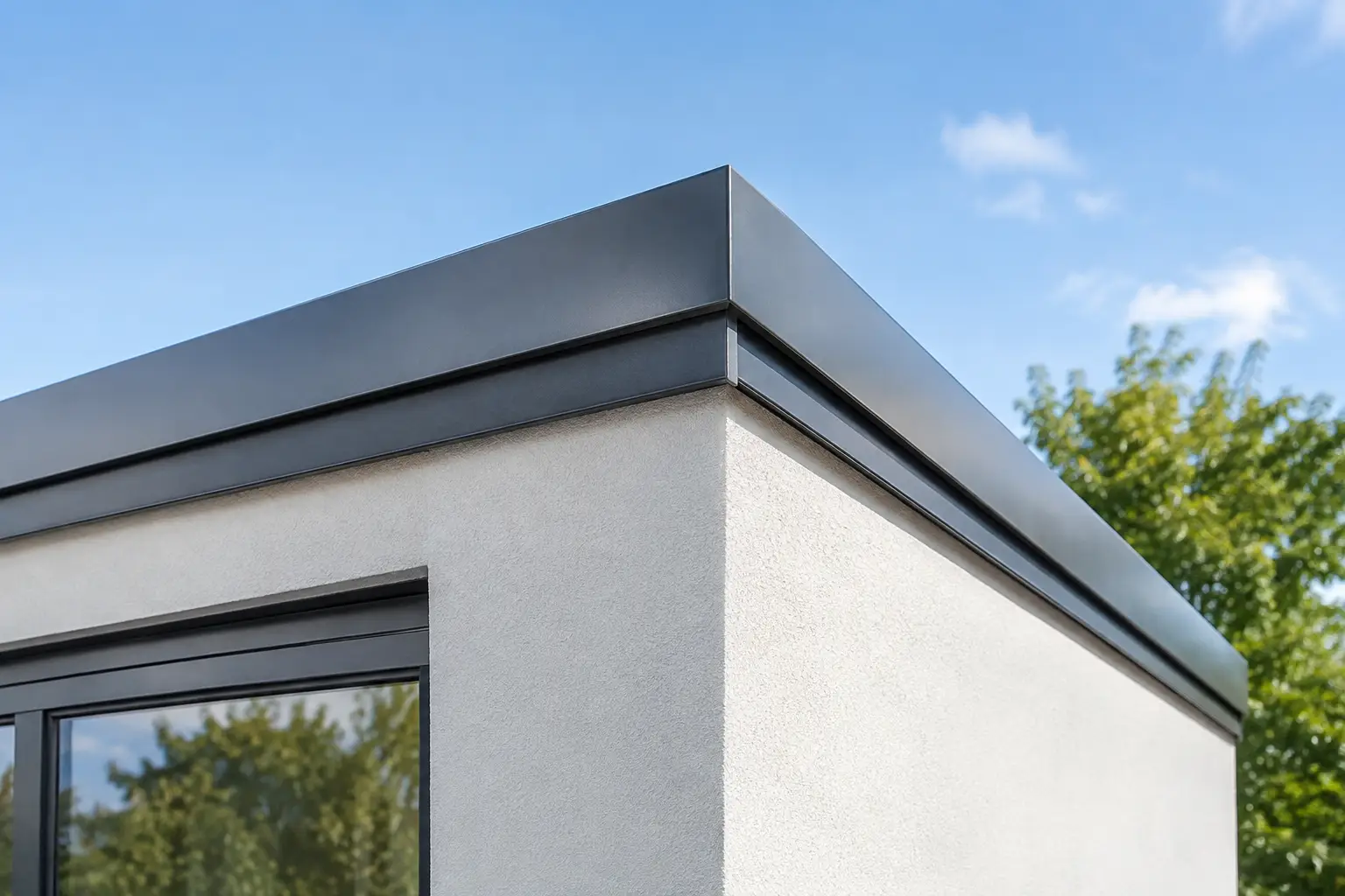Aluminium Coping for Clean, Protected Parapets